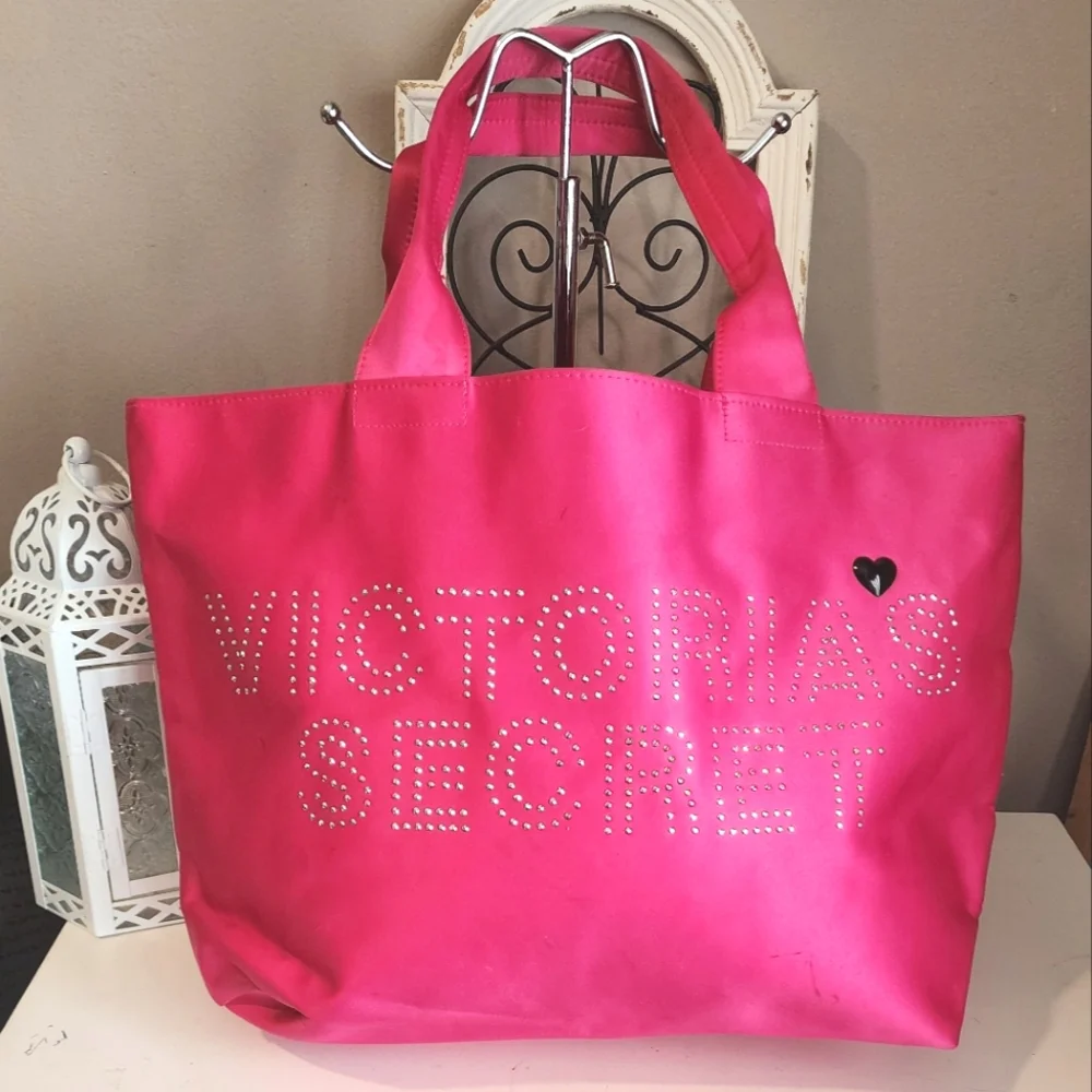 Victoria's Secret Pink Studded Tote Bag